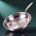 Hand-Hammered Titanium Pan 11"